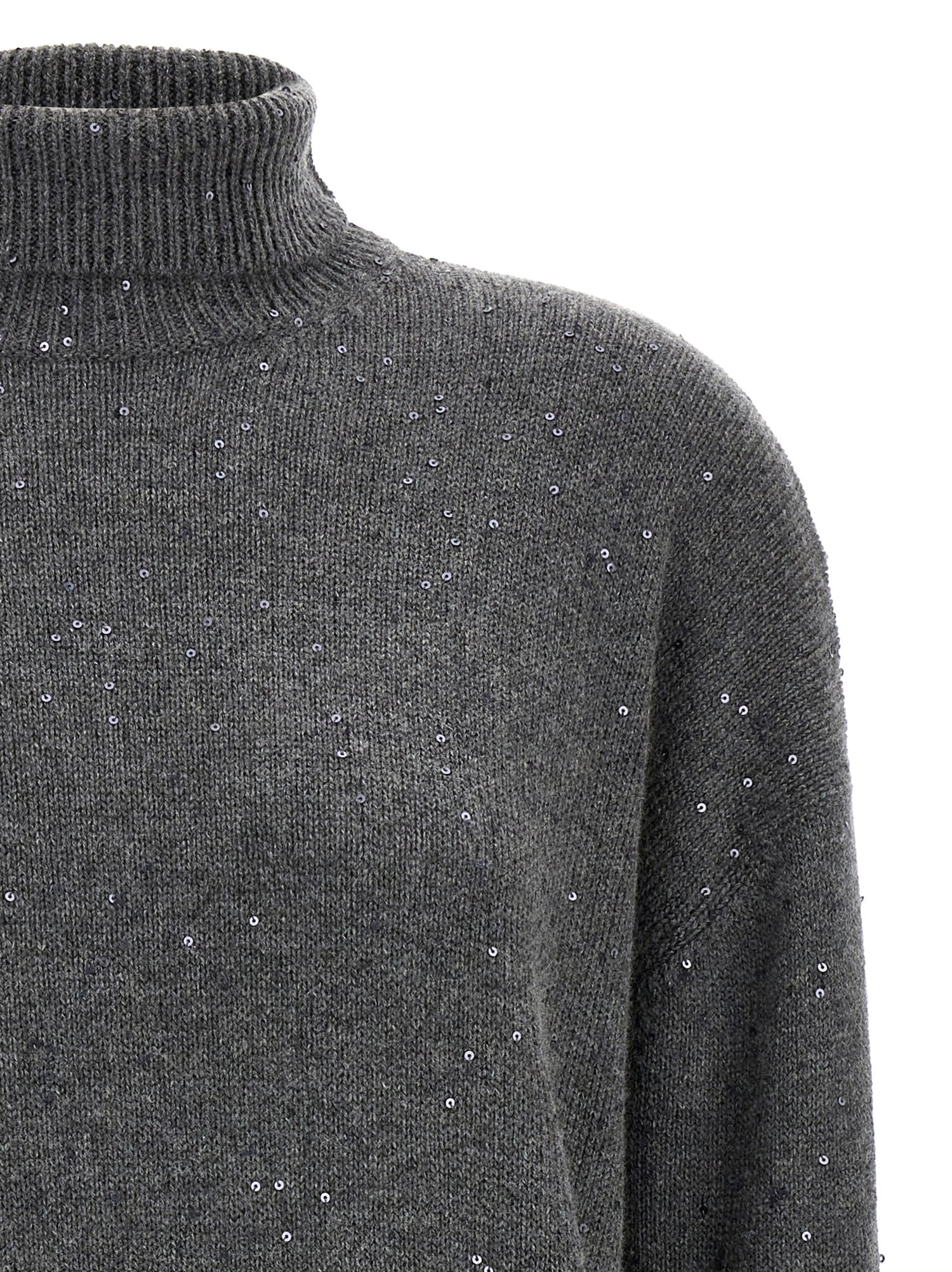 Brunello cucinelli sequin sweater fashion