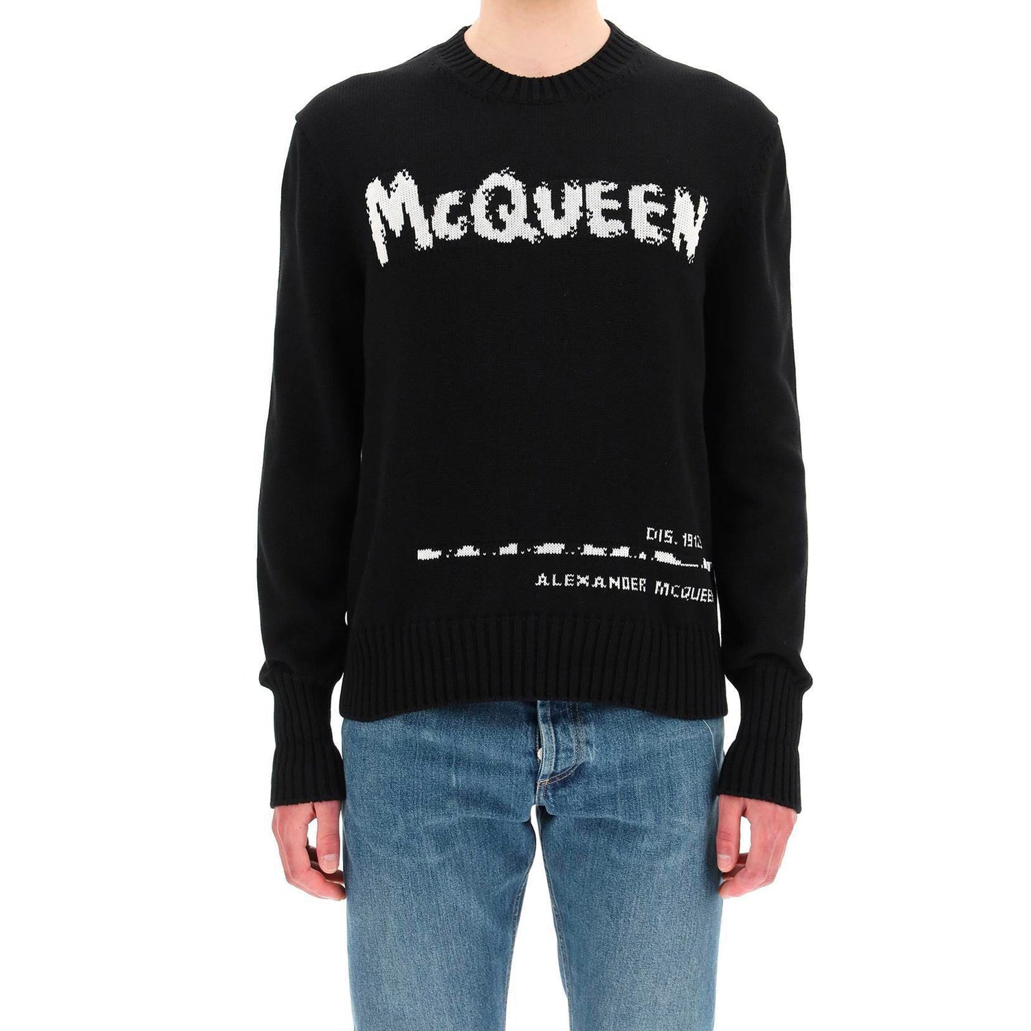 SALE高品質Alexander McQueen ロゴ セーター ニット/セーター
