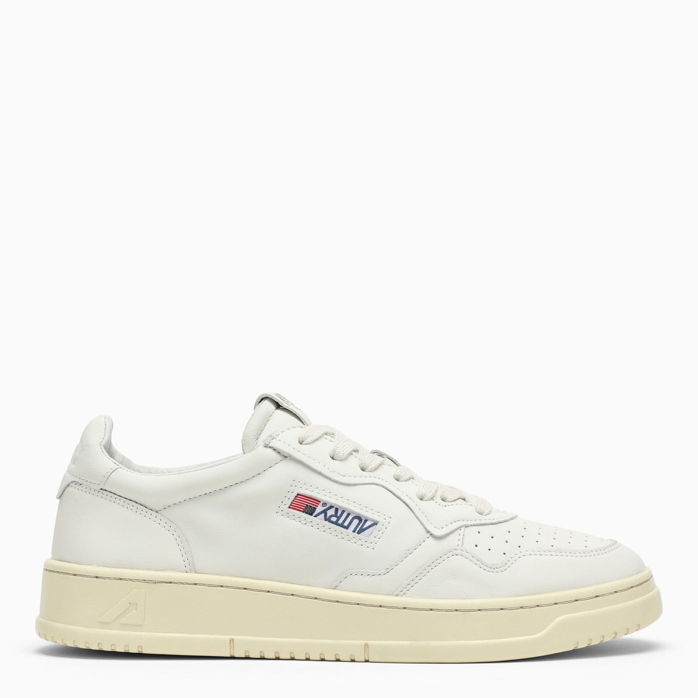 Autry White Cream Leather Medalist Sneakers | Balardi