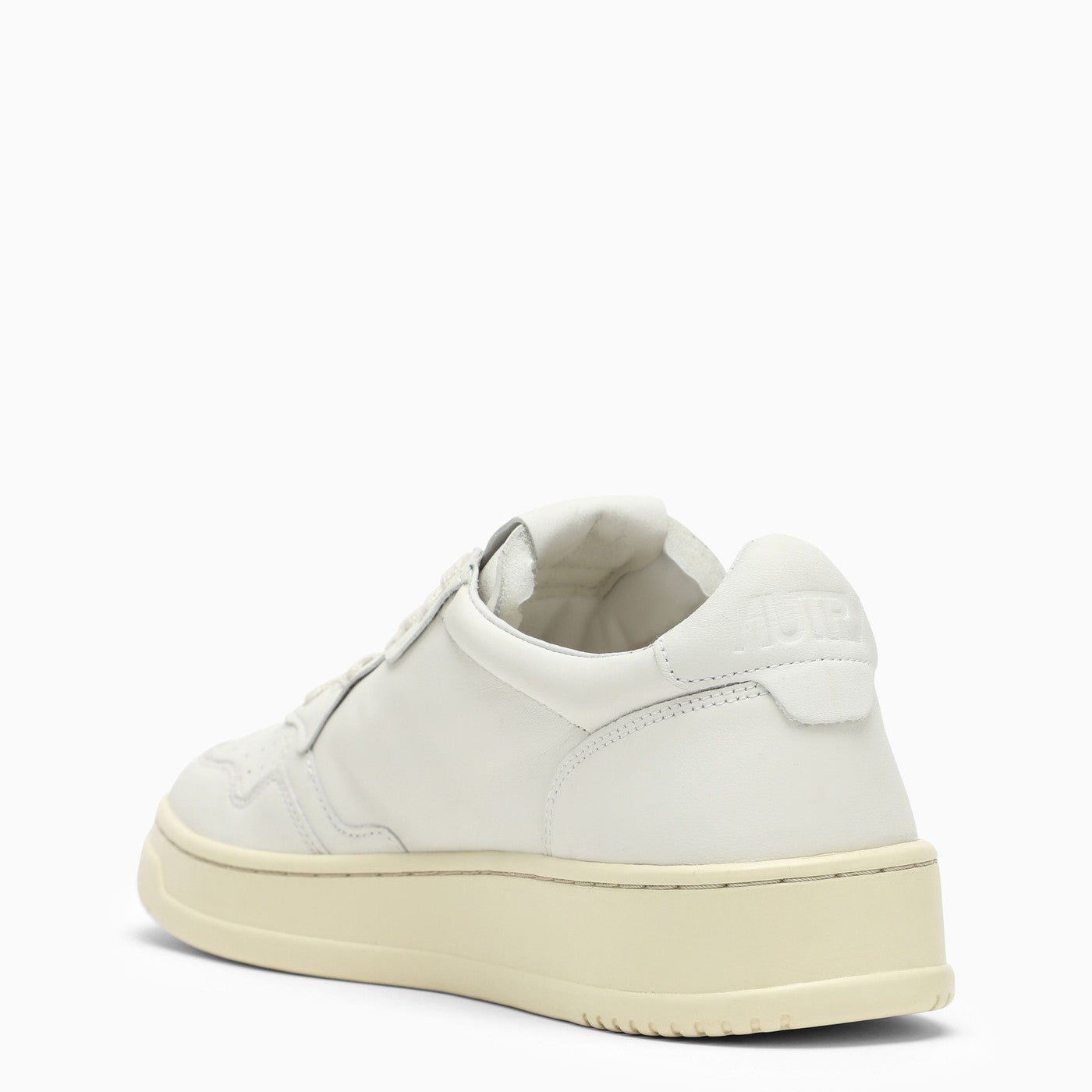 Autry White Cream Leather Medalist Sneakers | Balardi