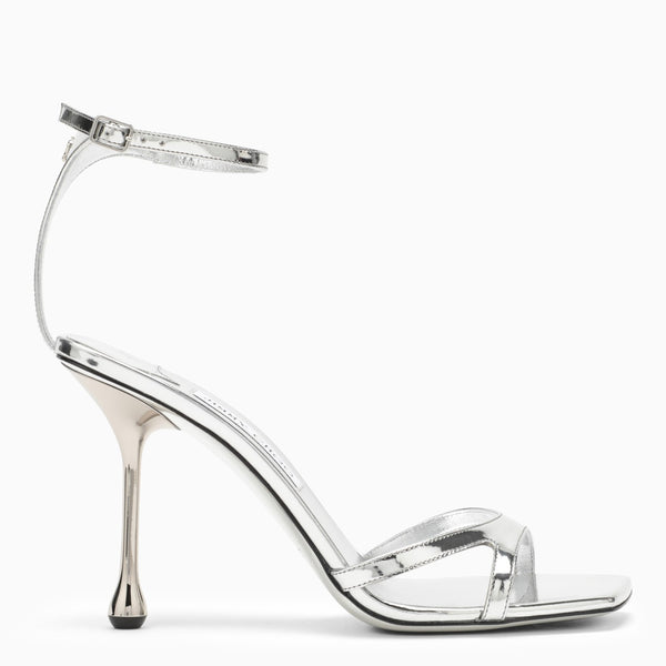 Jimmy Choo Silver Leather Viola Embellished Sandals Size 40 Jimmy Choo | TLC