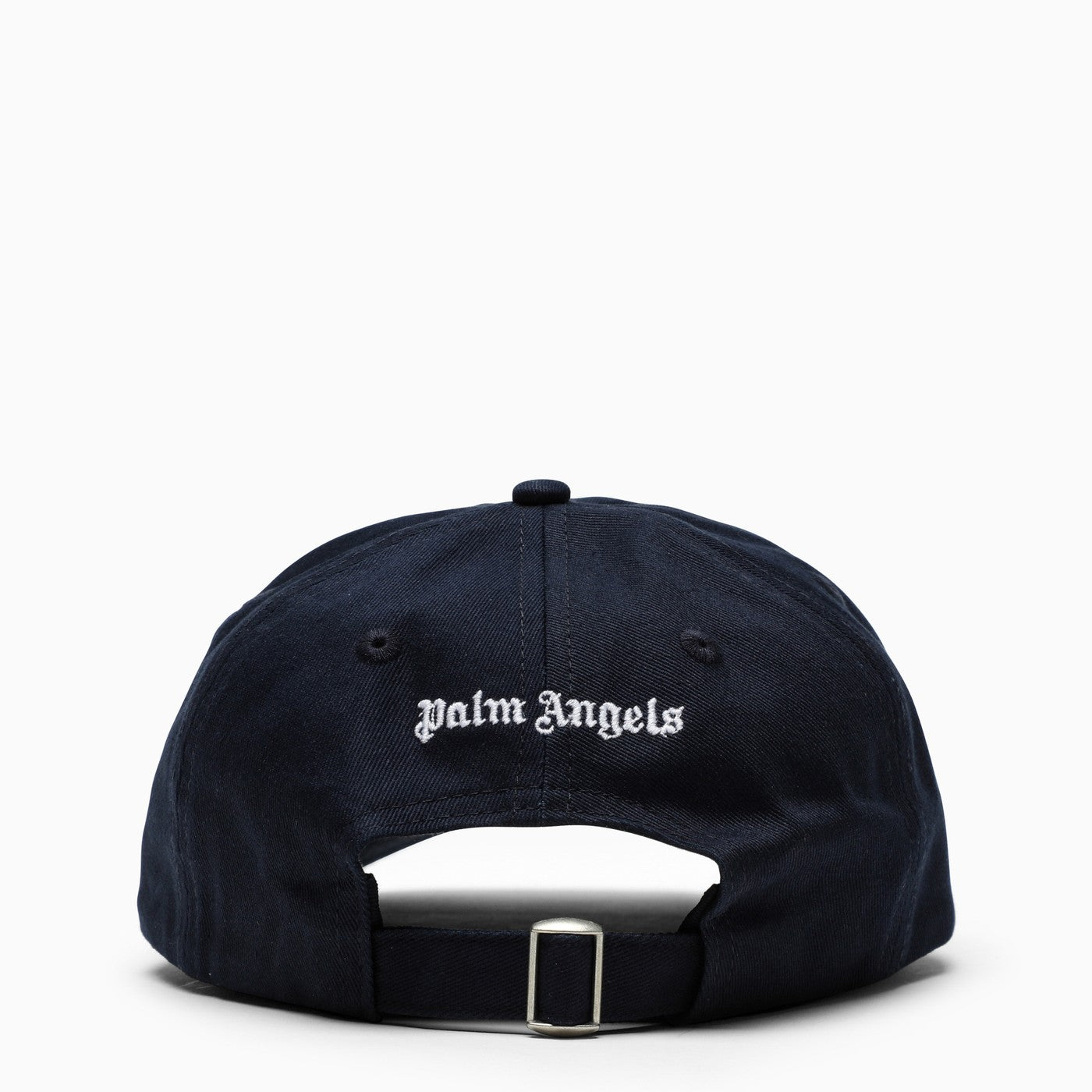 Palm Angels Navy Blue Logo Embroidery Baseball Cap | Balardi