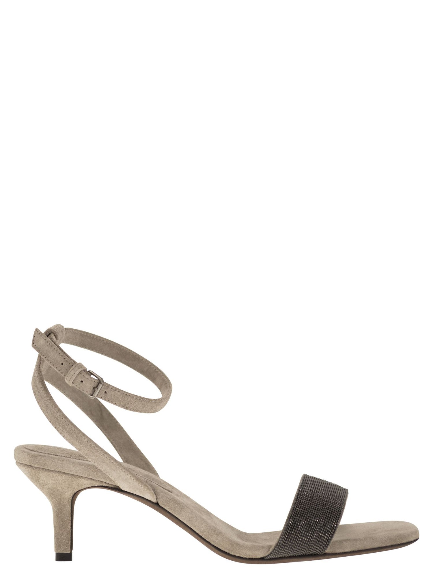 A.Emery Jalen Suede Sandals in Gray | Lyst