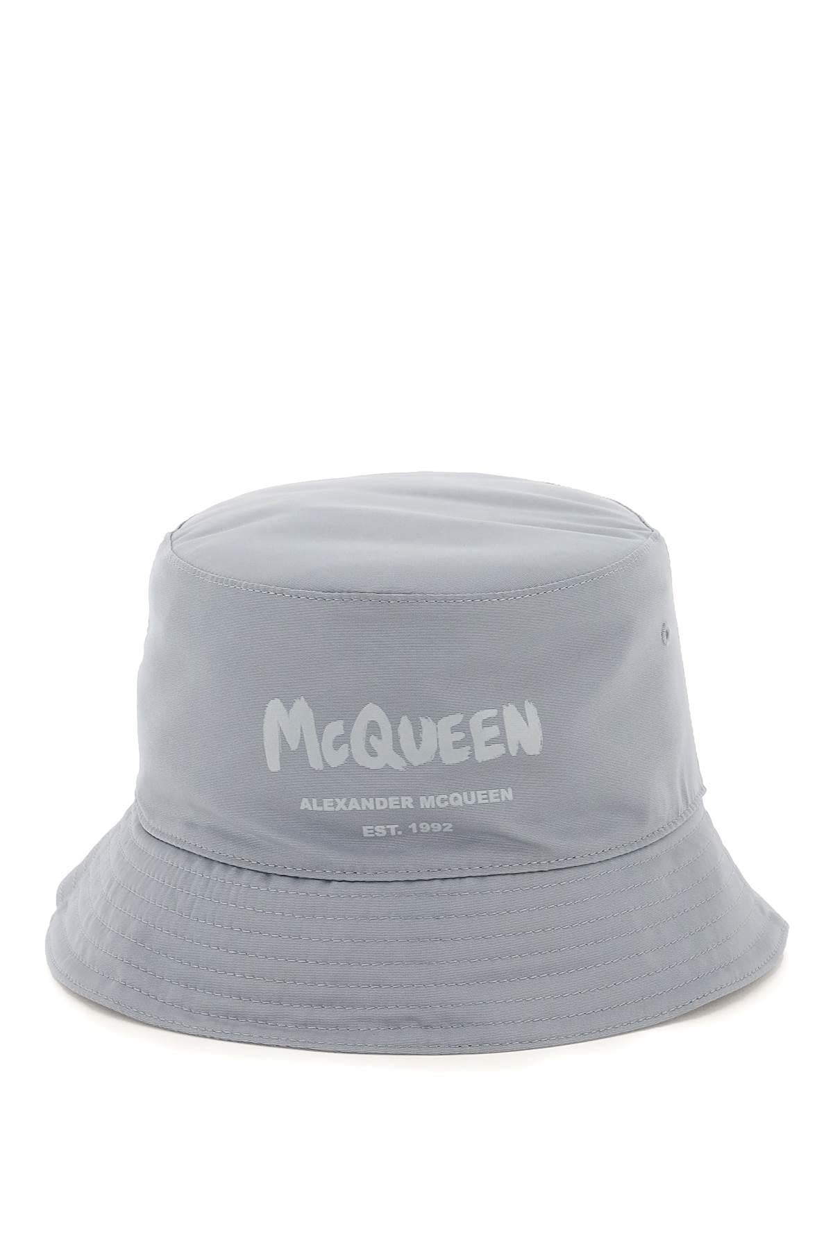 ALEXANDER MCQUEEN Graffiti Bucket Hat M | www.carmenundmelanie.at