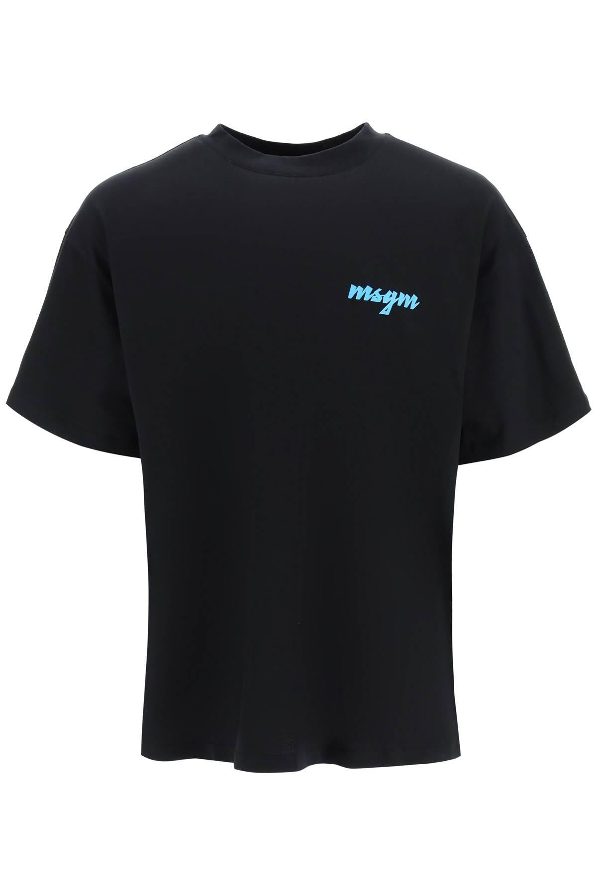 《新品》MSGM(エムエスジーエム)ボックス ロゴ Tシャツ2641 MDM95