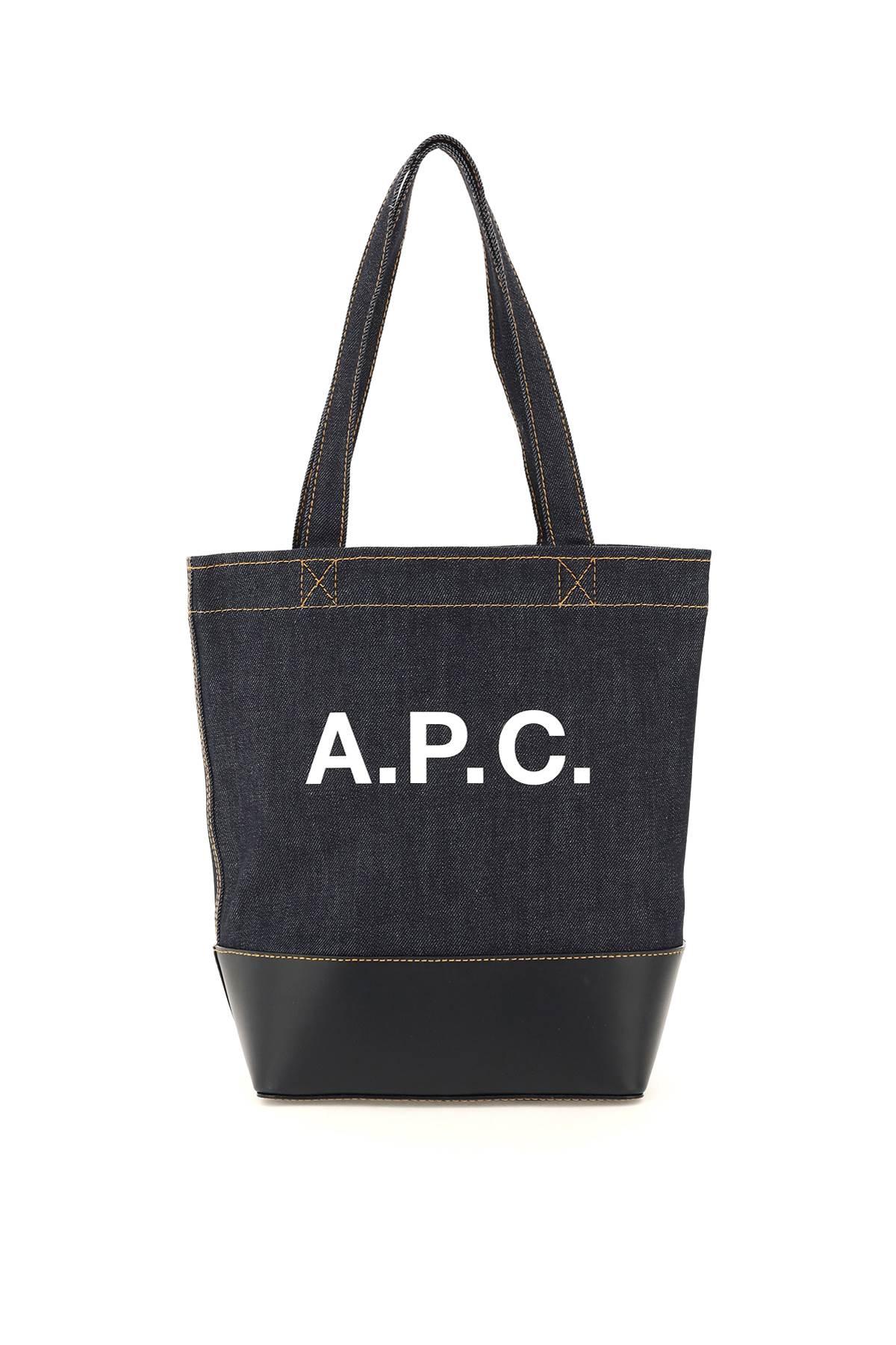 A.P.C.アクセルスモールデニムトートバッグ - OS